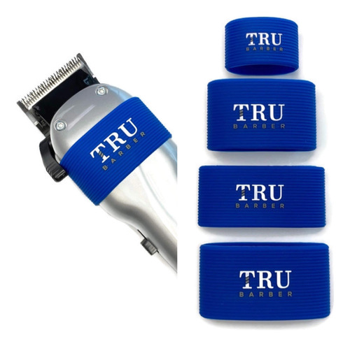 Tru Barber Clipper Bands - 4 Piezas De Manga Corta Para Pelu