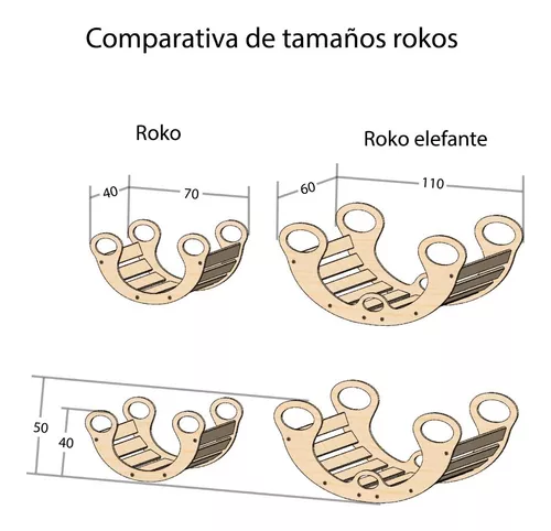 Triángulo Piki con Rampa Alce y Roko XL – Pikler – Borucas & Garabatos