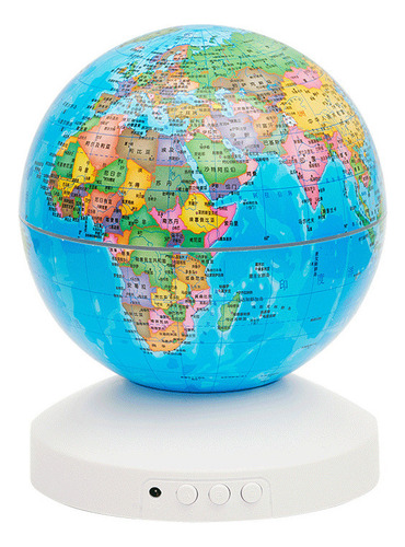 Hjq Projetor Smart Globe De 14 Cm, 6 Mapas, 3 Luzes,