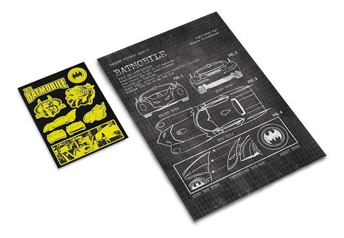 Libreta 100 Hojas - Batmobile Batman Dc Super Heroe