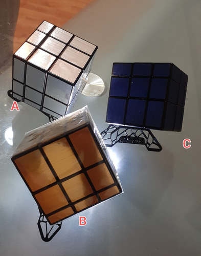 Cubo Rubik Espejo 3x3x3  Profesional Rapida Rotación Qyyi