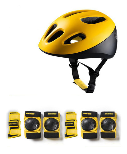 Casco Para Montar En Bicicleta, Rodilleras, Coderas, Muñeque