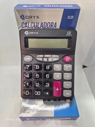 Calculadora Oryx Cl01 Display Numeros Grandes