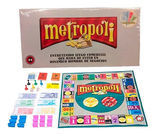 Metropoli - Juego De Mesa Clasico - Original / Diverti (Usado)