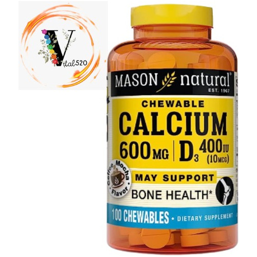 Calcium 600 Mg Con Vitamina D3 400 Iu