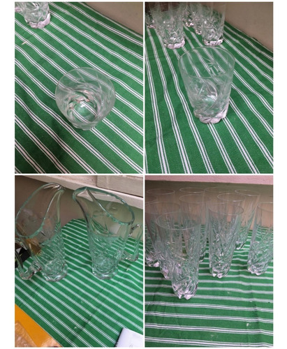 Imagen 2 de 6 de Juego De 92 Copas Y Vasos Varios, 2 Jarras No Envio Talladas