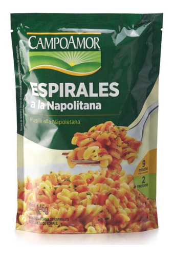 Espirales A La Napolitana Sobre Instantaneo 145g Campoamor