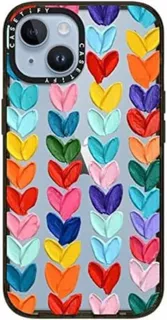 Funda Casetify Para iPhone 14 Daub Hearts