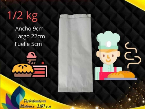 Bolsa Papel 1/2 Kg Por 1000 Unidades