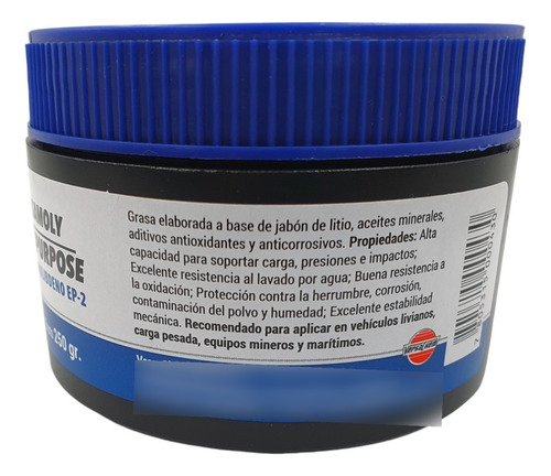 Grasa Gris Versachem Versamoly 250 Gr