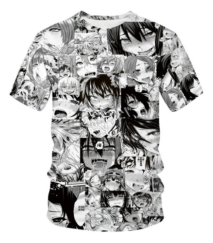 Ahegao Camiseta Anime Hentai