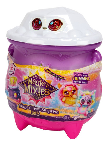 Magic Mixies Caldero Gema Sorpresa Shimmerverse Magical Bordó