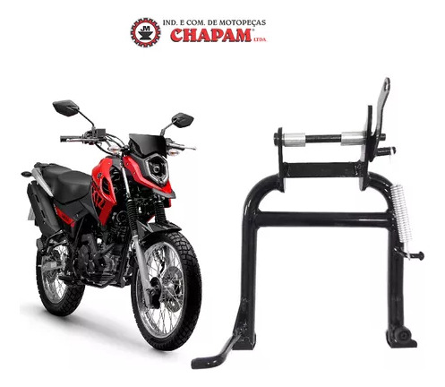 Protetor Motor+cavalete Cen Xtz Crosser 150 2014 Em Diante