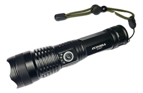 Lanterna Tática Militar Led P50 Recarregável 10000 Lumens