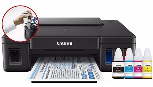 Impresora Color Canon G1100 Pixma Tinta Continua Usb 8.8 Ppm