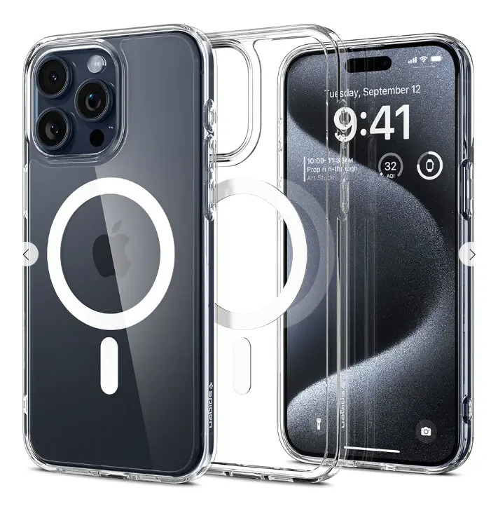Capa Spigen para iPhone 15 Pro /iPhone 15 Pro Ultra Hybrid Magfit