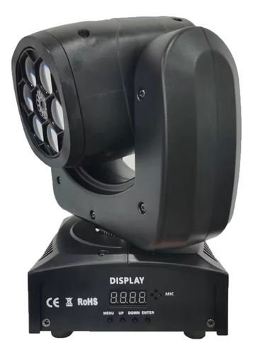 Cabeza Movil Robotico Par 6 Led 80w Rgb Dmx Fiesta Disco