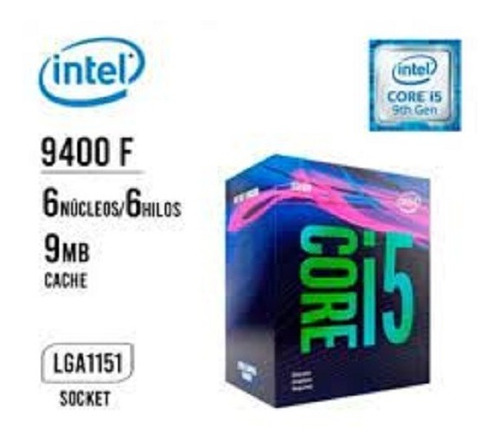 Procesador Intel Core I5-9400f Soket 1151 9generacion N