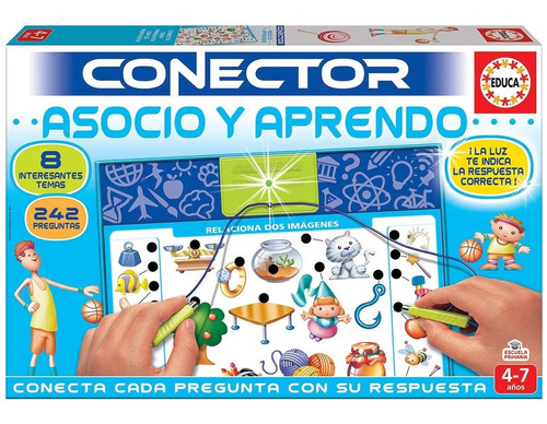 Juego Conector Asocio Y Aprendo Didactico Educa Niños Febo