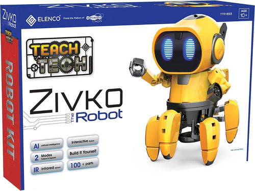 Robot De Juguete Elenco Programable Para Niños Amarillo