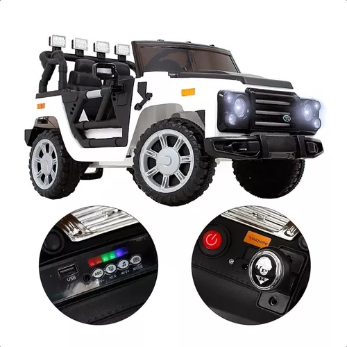 Carrinho Controle Remoto Jipe 4X4 Jeep Off-Road Grande Nf em