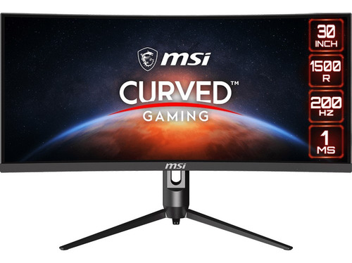 Monitor Curvo Gamer Msi 30 Wfhd Va Optix Mag301cr 1ms 200hz