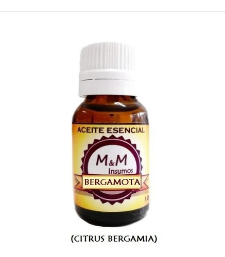Aceite Esencial De Bergamota X 10 Cc