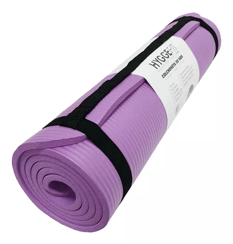 Colchoneta Mat 10mm Antideslizante Yoga Fitness Pilates