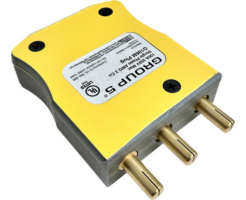 Conector Stage Pin Macho Linea 100a 250v Marinco Bates