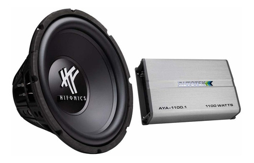 Amp Hifonics Subwoofer Cada Uno Aleacion Aya Mono Sub