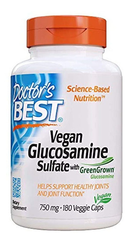 Sulfato Vegano De Glucosamina Doctor's Best Vegan, Soporte P