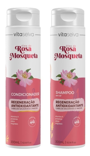 Kit Shampoo 300ml+ Cond 300ml Rosa Mosqueta Vs