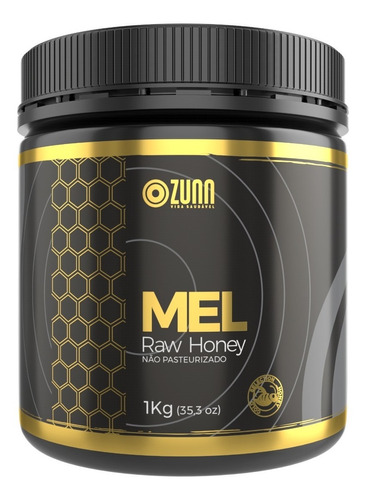 Mel Raw Honey Não Pasteurizado 1 Kg Zunn