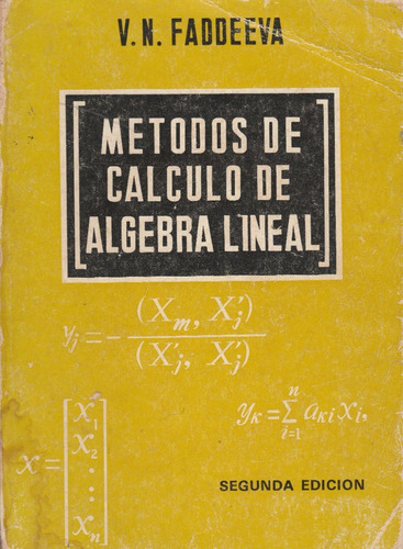 Metodos De Calculo De Algebra Lineal