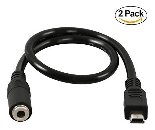 Wpeng Qaoquda (paquete De 2) Mini Usb Macho A 3,5 Mm Hembra