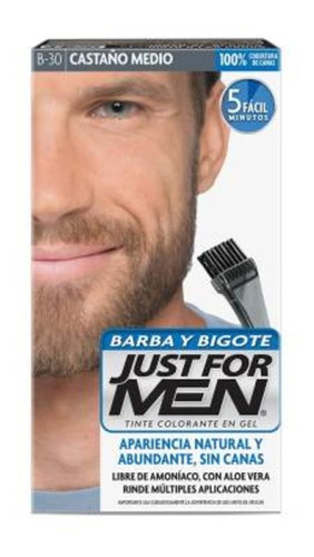 5pz Tinte Para Barba Y Bigote Just For Men Castañ Medio B-30