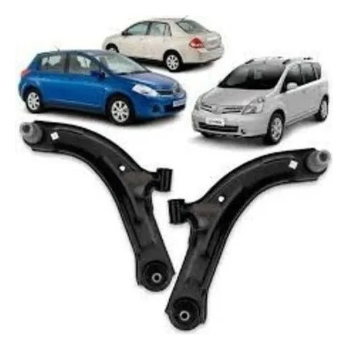 Par Bandeja Nissan Sentra 2014 A 2018 Completa Com Pivô