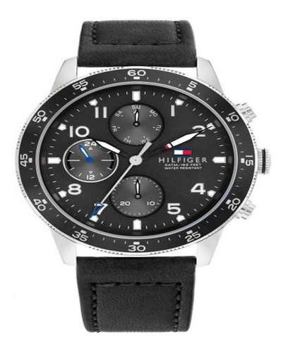 Reloj Tommy Hilfiger Caballero Color Negro 1791947 - S007