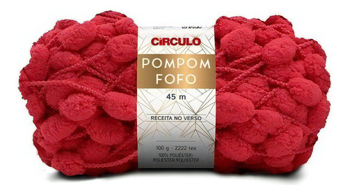 Lã Circulo Pompom Fofo 100gr Crochê Tricot Cor 3265