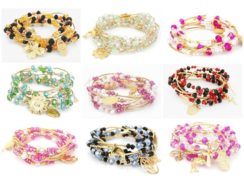 pulsera semanario de oro 14k