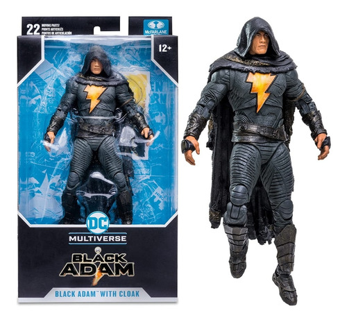 Figura Black Adam With Cloak Dc Multiverse Articulado