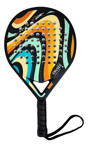 Pala Padel Crusec Mod Atacama Carbono 38mm Con Bolso Deporte