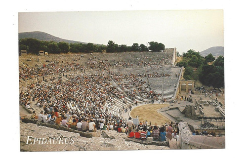 Postal Del Teatro De Epidauro, Grecia Coleccionistas