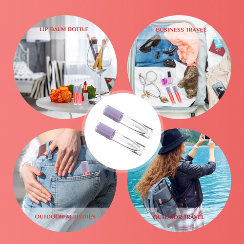 Envases De Bálsamo Labial, Tubo Vacío De Lápiz Labial, 10 Un
