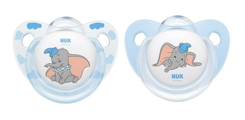 Chupetes De Silicona Dumbo Etapa 2 (6 A 18 Meses) Nuk