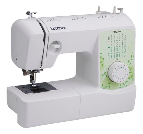 Máquina de coser recta Brother SM2700 portable blanca 110V - 120V