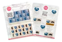 Comprar Set X 2 Moldes Chocolate Tabletas Feliz Dia Del Padre Parpen
