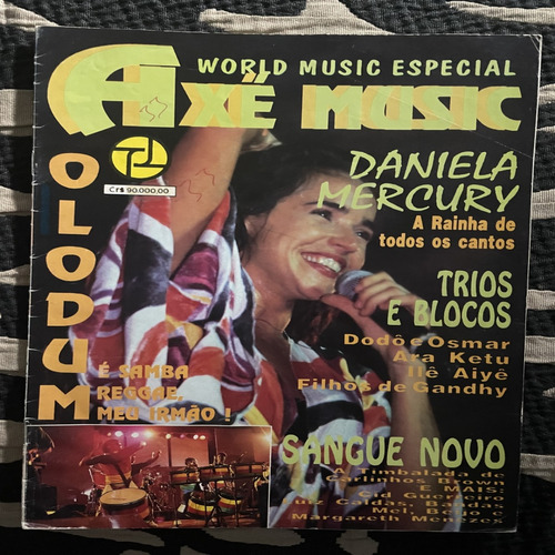 Revista Axé Music Especial Daniela M Olodum Magarethmargaret (Usado)