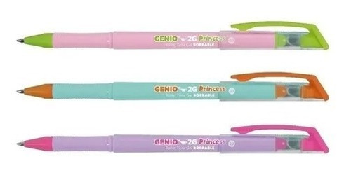 Imagen 3 de 5 de Boligrafo Simball Genio Azul 2g Princess/teen X 12