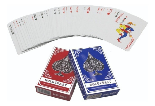 Baraja Poker Cartas Naipes Papel Standar Texas Holdem Ingles